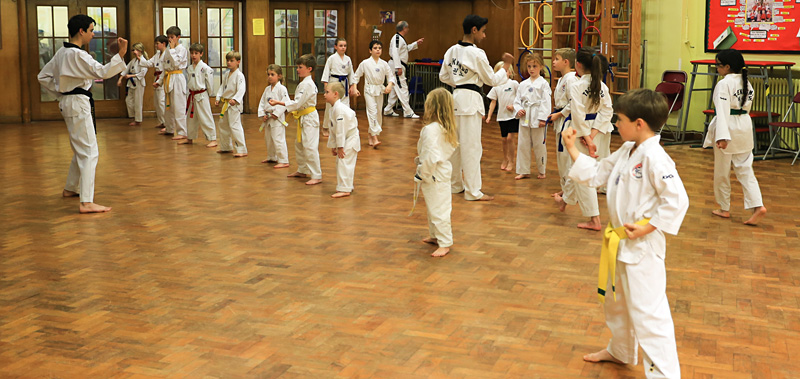 Training Session at Jesse Gray School 2014