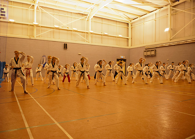 CAT Specific Poomsae team training session